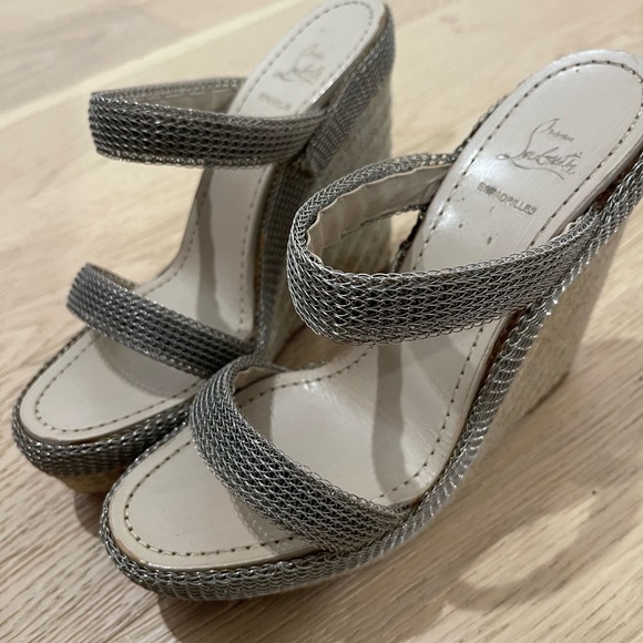 Christian Louboutin wedge Sandals - Picture 1 of 4